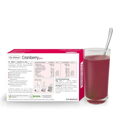 Dr.B hm Cranberry Plus 10 Pieces for Bladder Health Mucous Membranes & Immune Support | Cranberry D-Mannose Biotin Vitamins C & D - Buy Online on GoSupps.com