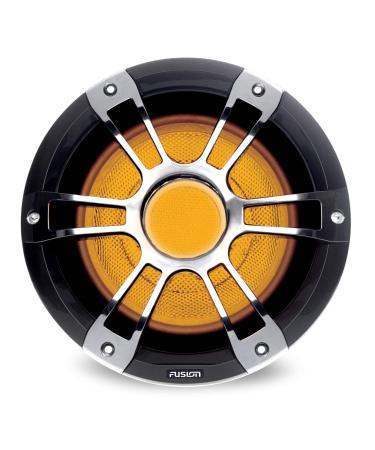 Fusion Signature Series 3, SG-SL102SPC Sports Chrome 10-inch Marine Subwoofer, with CRGBW LED Lighting, a Garmin Brand