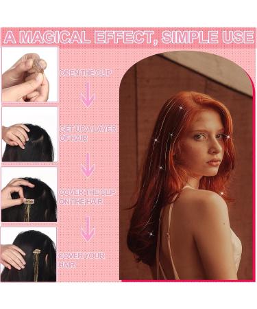 36 Pcs 19.7 Inch Clip-in Hair Tinsel Kit - Glitter Extensions in 9 Retro Colors for Women, Girls, Kids - Heat Resistant Fairy Hair Accessories - Buy Online on GoSupps.com