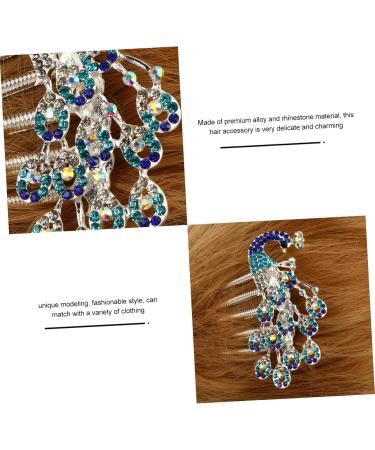 Mikinona Diamond Phoenix Hair Comb Rhinestone Hair Comb Rhinestone Barrettes Bride Wedding Hair Accessories Rhinestone Hair Accessories Flower Hair Comb Pearl Wedding Headpiece Rhinestones - Buy Online on GoSupps.com