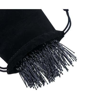 100 Pack Black U Shaped Bun Hair Pins (6 cm) with Storage Box and Bag - 100 Count - Buy Online on GoSupps.com