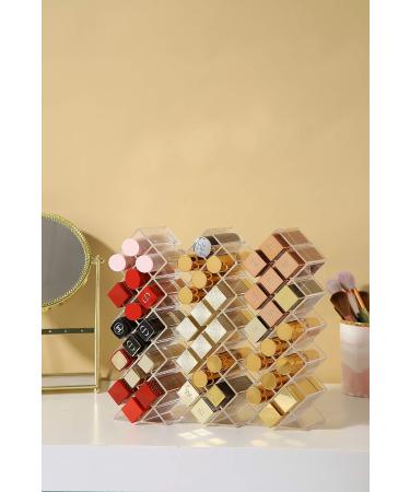 YIEZI Acrylic Fish Shape Lipstick Holder Organizer - 16 Slots Clear Stand for Makeup Vanity Display - Lip Gloss Storage Solution - 1 Pack - Buy Online on GoSupps.com