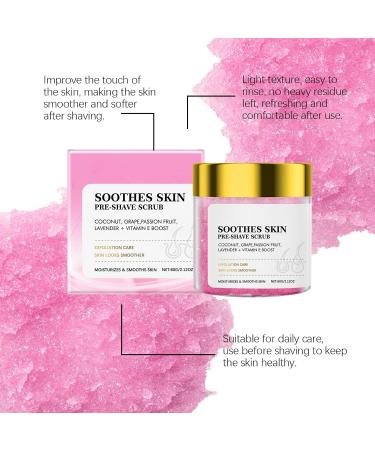 Dark Spot Exfoliating Scrub Soothes Skin Pre-Shave Scrub for Dark Spots & Dry Skin Gently Buffs & Soothes Sensitive Skin Suitable for Face & Body 60 ml /2.12 Oz - Buy Online on GoSupps.com