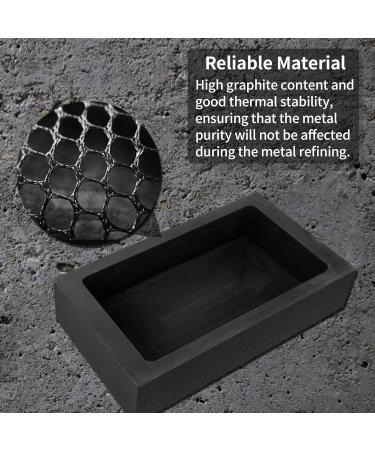 GanFindX 1 PCS Graphite Ingot Mold (0.5KG-30ML) for Gold Silver Copper Brass Refining - Buy Online on GoSupps.com