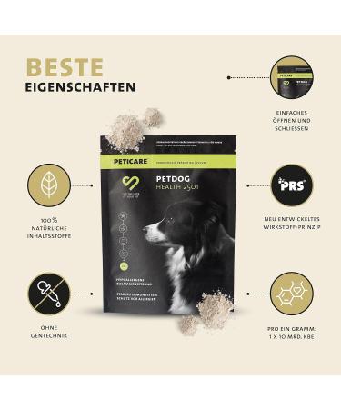 Peticare Probiotics & Prebiotics Powder for Dogs | Strengthen Immune System & Intestinal Health | Natural Allergy Relief | 500g - Petdog Health - Buy Online on GoSupps.com