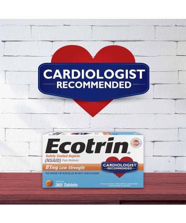 Ecotrin Enteric Aspirin Low Strength 81 mg Tablets - 45 ct - Buy Online on GoSupps.com