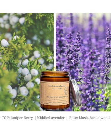 Scented Soy Wax Candles | 7oz Lavender Aromatherapy for Stress Relief | Perfect Gifts for Christmas Birthdays & Valentine's Day - Buy Online on GoSupps.com