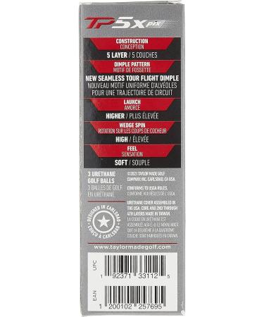 TaylorMade TP5x pix USA Golf Balls - White | Premium Performance Golf Balls - Buy Online on GoSupps.com