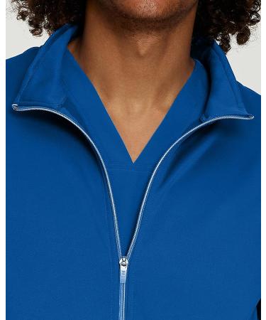 Urbane Performance Men's Scrub Jacket 9972 Graphite - Tailored Fit, Stretch, Zip-Front, 2 Pockets - Buy Online on GoSupps.com
