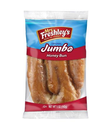 Mrs. Freshley's Honey Buns Variety Pack | Chocolate  Iced  Glazed and Jelly | 4 oz. each | 12 Pack - Buy Online on GoSupps.com