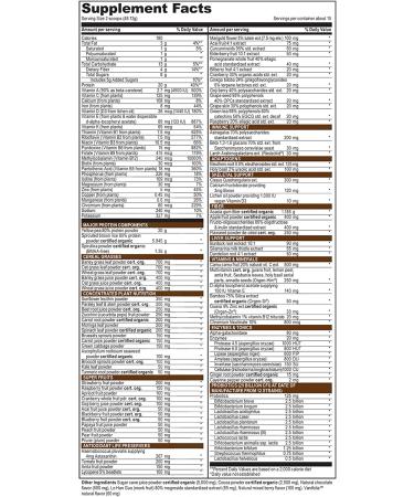 Vibrant Health Maximum Vibrance 2.0 Chocolate Chunk â€“ 25.56 oz Nutritional Superfood - Buy Online on GoSupps.com