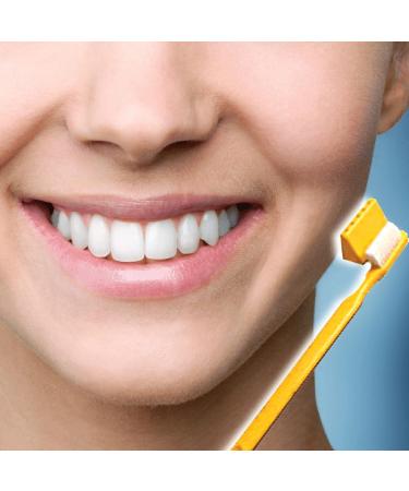 Extra Soft Battery-Powered Toothbrush 3-Pack - Ideal for Perio & Post-Surgical Care | Yellow - Buy Online on GoSupps.com
