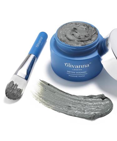 Detox Oceanic Marine Charcoal Facial Mask - Antioxidant-Rich Treatment for Blemishes & Breakouts - 1.6 oz - International Shipping Available - Buy Online on GoSupps.com