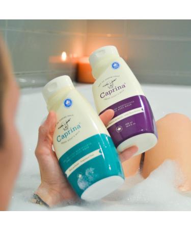 Caprina by Canus Body Wash - Moisturizing Goat Milk & Orchid Oil 16.9 Fl Oz - Gentle Soap with Vitamins A B2 B3 - International Shipping Available - Buy Online on GoSupps.com