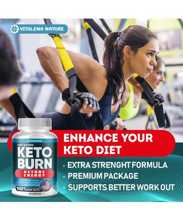 Pure BHB Exogenous Ketones Keto Pills - Advanced Ketosis Support Supplement Made in USA for Energy Boost - Buy Online on GoSupps.com
