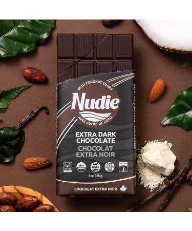 Zazubean COCONUT SUGAR Chocolate bars - Vegan Organic Fair trade Gluten free Soy Free (1 Count (Pack of 12) Extra Dark Chocolate) Dark Chocolate 1 Count (Pack of 12) - Buy Online on GoSupps.com