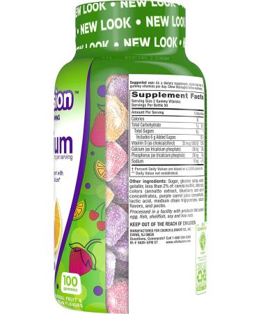 Vitafusion Calcium Adult Gummy Vitamins - 100 Gummy Vitamins - Buy Online on GoSupps.com