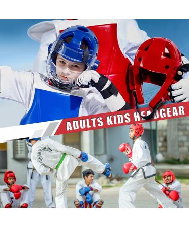 TuToing Karate Headgear with Removable Face Shield for Kids and Adults - Red Medium - Buy Online on GoSupps.com
