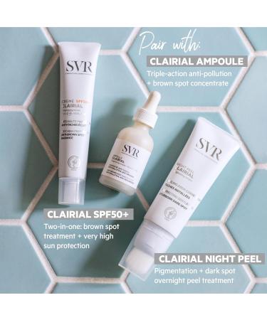 SVR CLAIRIAL CC Cream SPF50+ 3-in-1 Tinted Brown Spot Corrector 40ml Medium - High UVA UVB Protection - Buy Online on GoSupps.com