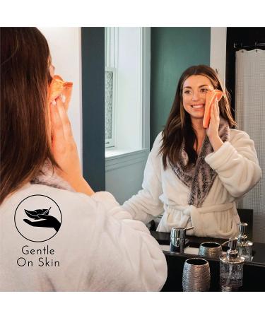 S&T Always Off Reusable Makeup Remover Cloths - 5 Pack | 6''x12'' Solid & Print - Eco-Friendly Waves - Buy Online on GoSupps.com