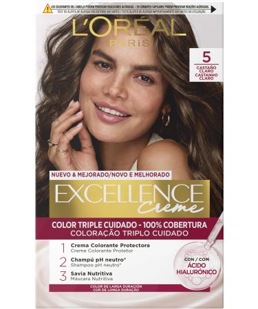 L'Or al Excellence Cr me Coloration pour Cheveux #5 60 ml