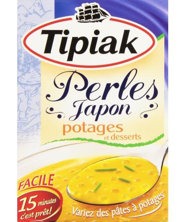 Tipiak Japanese Pearls for soups and desserts 250 g - Pack of 6