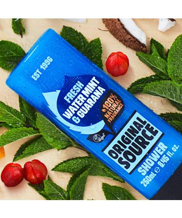 Original Source Water Mint and Guarana Shower Gel 250ml (Pack of 6) - Buy Online on GoSupps.com