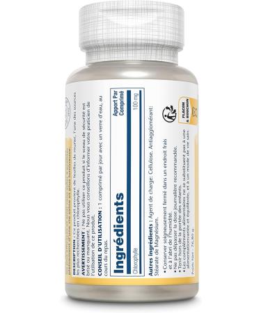 Solaray Chlorophyll 100 mg | Detoxify Your Body | 1 Bottle of 90 Tablets - Buy Online on GoSupps.com