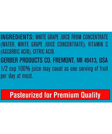 Gerber White Grape Juice 32 fl oz (Pack of 6) - Buy Online at Best Price | Fresh & Natural - Buy Online on GoSupps.com
