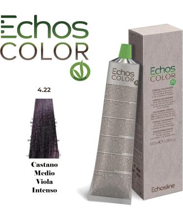 Echosline New Echos Color 422 Brown middleviolet intense color cream without PPD and resorcinol 100 ml - Buy Online on GoSupps.com