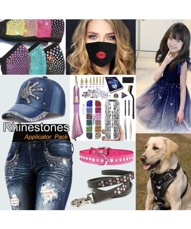 Hotfix Applicator Tool Kit with 5679 pcs Rhinestones DIY Setter & Bedazzler Set with 12 Colors & Gem Picker - Buy Online on GoSupps.com