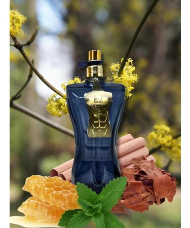 Blue For Men Gold Edition Eau de Parfum Amber Fougere fragrance for Men 3.4 - Buy Online on GoSupps.com