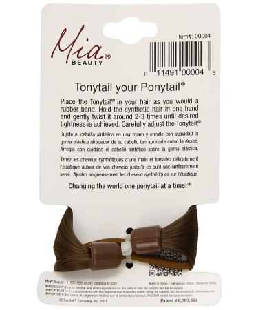 Mia Tonytail Light Brown Synthetic Wig Ponytail Wrap for Women, Teens, Girls - Ideal for Dancers & Teams - Buy Online on GoSupps.com