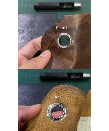 CRAFTMEmore 3/8 Grommets Eyelets with Washers - 100 Sets for Clothes, Leather, Canvas (Antique Brass) - Buy Online on GoSupps.com