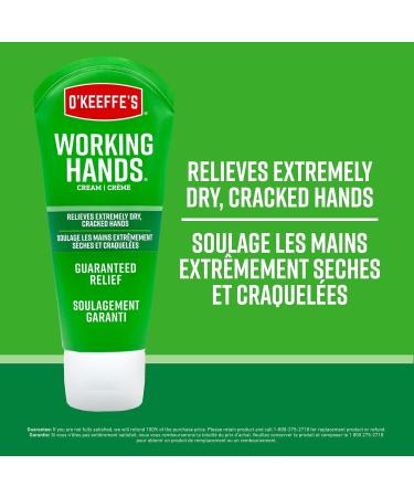 O'Keeffe's Working Hands Hand Cream Extremely Dry Cracked Hands Relieves and Repairs Boosts Moisture Levels Two 3.0oz/85g Tubes (Pack of 2) 108509 - Buy Online on GoSupps.com