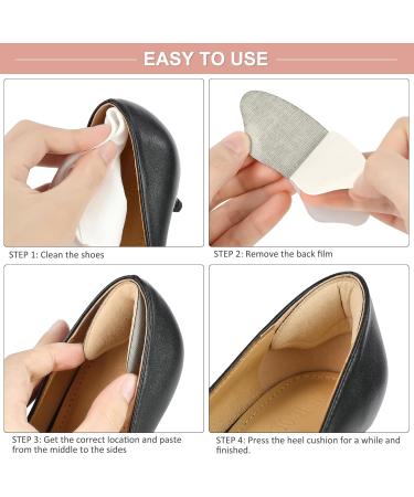 6 Pairs Premium Heel Cushion Pads - Prevent Pain & Blisters | Shoe Inserts for Men & Women - Buy Online on GoSupps.com