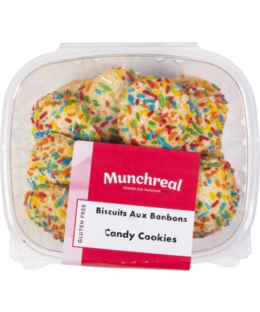 Gluten Free Candy Sprinkle Cookies, 10oz | Homestyle Cookies | Free from Grain, Soy, Corn & Dairy |Kosher for Passover