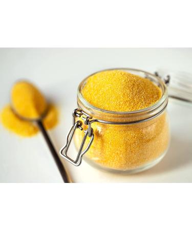 Organic Polenta 1.5 lbs - Non-GMO Yellow Corn Grits | Quick Cooking, Vegan & Kosher | Great for Hot Cereal & Porridge | Low Sodium | Made in USA - Buy Online on GoSupps.com