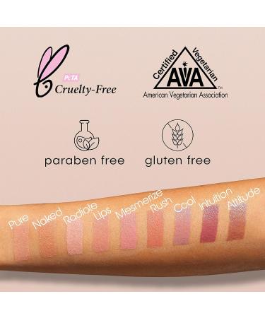 Nude Envie Vegan Lipstick - Paraben & Cruelty Free Lipstick Infused with Vitamin E and Jojoba Oil (Naked) - Buy Online on GoSupps.com