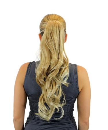 WIG ME UP W3063-16TKB88 Long Wavy Hairpiece/Braid (55 cm) with Butterfly Clip - Blonde Mix - Shop Internationally - Buy Online on GoSupps.com