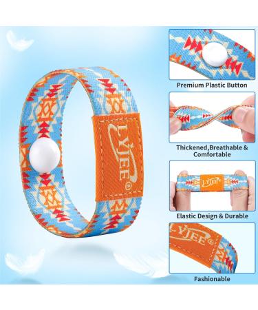 LYJEE Sea Sickness Wristbands - Effective Motion Sickness Relief for Adults Kids & Pregnant Women | Acupressure Anti-Nausea Bands for Cruise Essentials - Buy Online on GoSupps.com