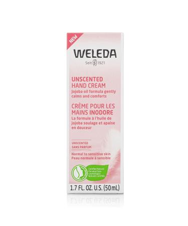 Weleda Unscented Hand Cream 1.7 oz Plant-Based Moisturizer with Jojoba Borage & Coconut Oils for Soft Hands Buy Internationally - Buy Online on GoSupps.com