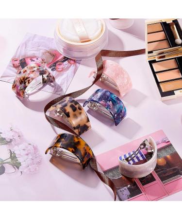 6-Piece French Hair Barrettes Set - Rectangle & Semi-Circle Tortoiseshell Clips for Women - Automatic Snap Hair Accessories (Elegant Pattern) - Buy Online on GoSupps.com