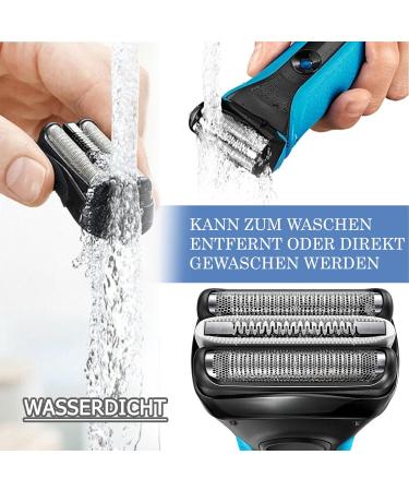 Braun Series 3 Compatible Replacement Heads & Accessories | Electric Shears & Cleaning Brush - Buy Online on GoSupps.com