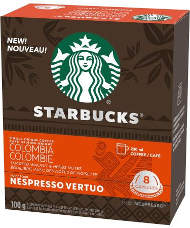 Starbucks By Nespresso Single Origin Columbia Coffee Pods Medium Roast & by Nespresso Veranda Blend Blonde Roast Coffee Pods Nespresso Vertuo Line Coffee Pods+Blonde Roast Coffee Pods - Buy Online on GoSupps.com