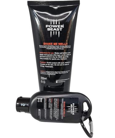 POWER BEAST Liquid Chalk Combo + Free Hand Grip - Ideal for Gym, Weightlifting, Rock Climbing, Crossfit & More - Buy Online on GoSupps.com