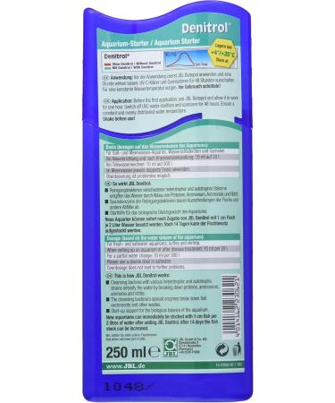 JBL Denitrol 2306200 Aquarium Starter & Proaquatest Easy 7in1 Test Strips Bundle Perfect for Freshwater & Saltwater Aquariums | 250ml + 50 Test Strips - Buy Online on GoSupps.com