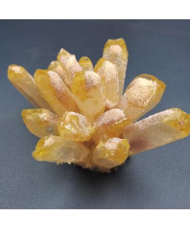 Home Decoration 1pcs Natural Citrine Phantom Quartz Crystal Cluster Specimen Stones Crystal (Size : 600-700g)