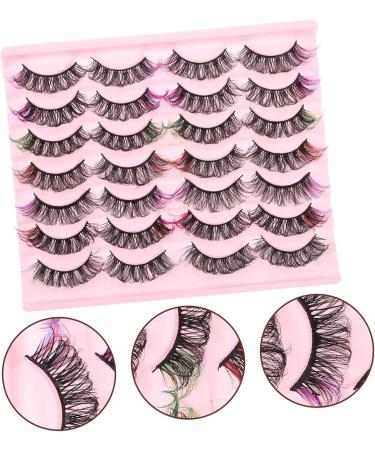 FOMIYES 14 Pairs Fake Eyelashes False Lashes Curl Lash Extensions Colored Lash Extensions Lash Extensions Clusters False Lash Extensions Fake Lashes Imitation Extend Cosplay - Buy Online on GoSupps.com