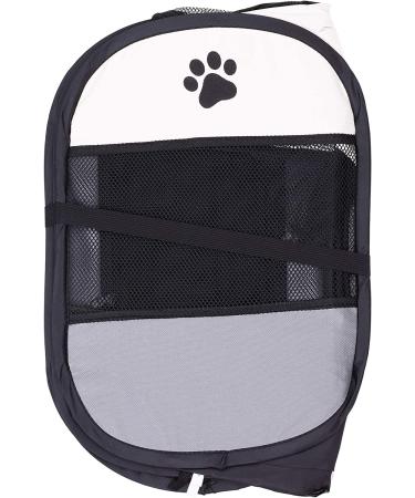 Mile High Life Portable Cat Dog Crate | Foldable Travel Tent for Pets | Water Resistant Shade Cover | Large Gray - Buy Online on GoSupps.com